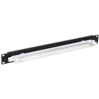 ITK 19" Panou de iluminat, 1U, cu conecatare manuală,negru