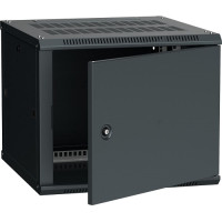 ITK Wall cabinet LINEA W 9U 600x600mm metal door RAL 9005