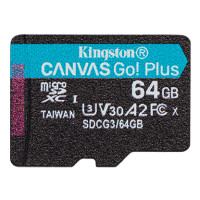 Kingston Canvas Go! Plus 64GB microSD Memory Card