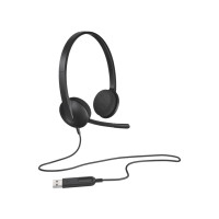 Logitech USB Headset H340, Noise-canceling Microphone, Headset: 20–20,000 Hz, Microphone: 100–10,000 Hz, USB