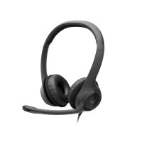 Logitech USB Headset H390, Noise-canceling Microphone, Headset: 20–20,000 Hz, Microphone: 100–10,000 Hz, In-line audio controls, USB