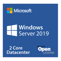 Microsoft Windows Server DataCenter Core 2019 Single Language Qualified (OLP corporate license for 2 physical cores)