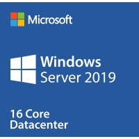 Microsoft Windows Server DataCenter Core 2019 Single Language Qualified (OLP corporate license for 16 physical cores)