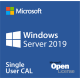 Microsoft Windows Server CAL 2019 Single Language (OLP corporate license for 1 device)