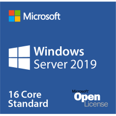 Microsoft Windows Server Standard Core 2019 (Open Value license for 16 physical cores, 1 Year Acquired Year 1 with Software Assurance)
