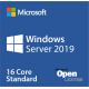 Microsoft Windows Server Standard Core 2019 (Open Value license for 16 physical cores, 1 Year Acquired Year 1 with Software Assurance)