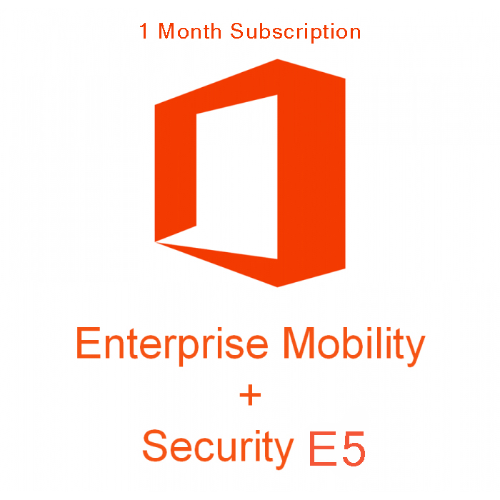 Enterprise Mobility + Security E5 (monthly subscription for 1 user ...