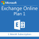 Exchange Online (Plan 1) (monthly subscription for 1 user)