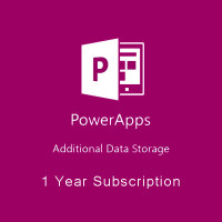 PowerApps Additional Data Storage (годовая подписка на 1-го пользователя)