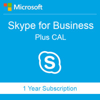 Skype for Business Plus CAL (годовая подписка на 1-го пользователя)