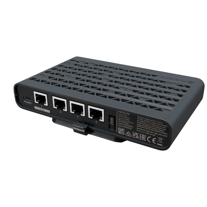 MikroTik hAP be lite – Wi-Fi 7 Router and Access Point for SOHO and SMB Networks