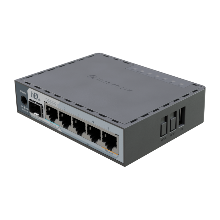 MikroTik hEX S (2025) – Gigabit Router with 2.5G SFP for SOHO and SMB