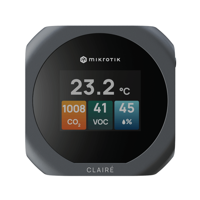 MikroTik CLAIRÉ Lite AQM-THC2V – Professional IoT Air Quality Sensor