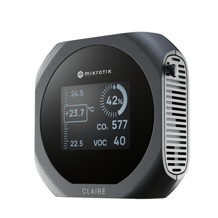 MikroTik CLAIRÉ Lite AQM-THC2V – Professional IoT Air Quality Sensor