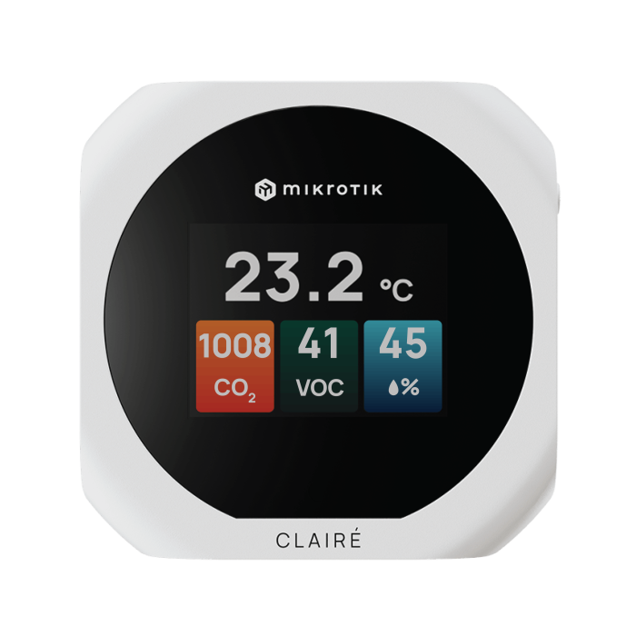 MikroTik CLAIRÉ Lite AQM-THC2V – Professional IoT Air Quality Sensor