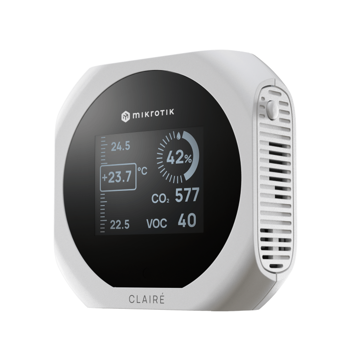 MikroTik CLAIRÉ Lite AQM-THC2V – Professional IoT Air Quality Sensor