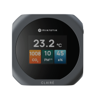 MikroTik CLAIRÉ IAQM-THC2PV, Indoor Air Quality Sensor CO₂/PM2.5/PM10/VOC