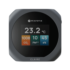 MikroTik CLAIRÉ IAQM-THC2PV, Indoor Air Quality Sensor CO₂/PM2.5/PM10/VOC