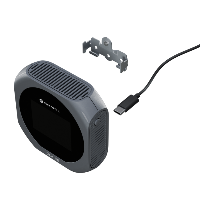 MikroTik CLAIRÉ IAQM-THC2PV Indoor Air Quality Sensor with CO₂ Monitoring