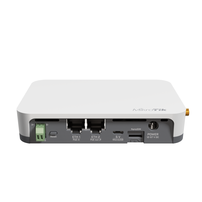 MikroTik KNOT LR8G kit — Industrial IoT Gateway LoRa® 868 MHz with GPS and LTE CAT-M