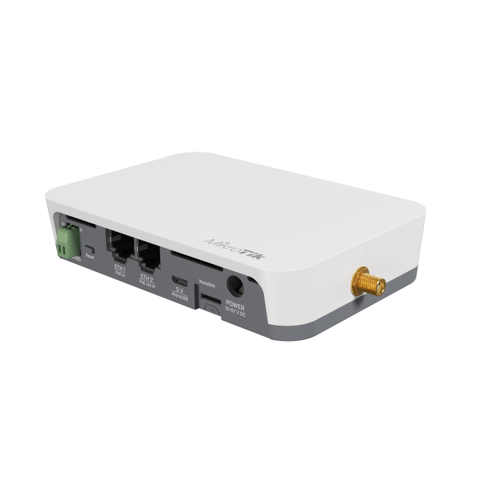 MikroTik KNOT LR8G kit — Industrial IoT Gateway LoRa® 868 MHz with GPS and LTE CAT-M