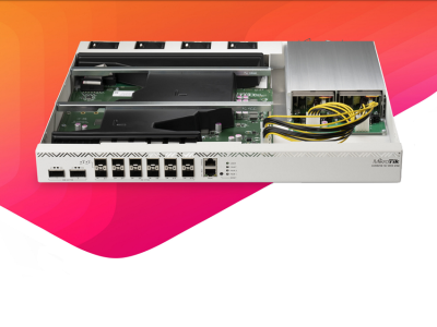 New flagship Cloud Core Router 2216 at 100 Gbps by MikroTik!