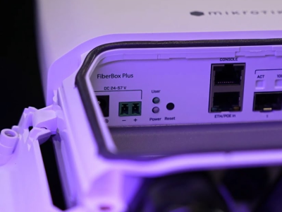 The new FiberBox Plus device from MikroTik!
