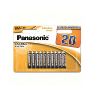 Battery Panasonic "ALKALINE Power" AAA, Blister*20, Alkaline, LR03REB/20BW