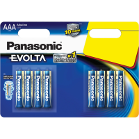 Battery Panasonic "EVOLTA" AAA Blister*4, Alkaline, LR03EGE/8BP