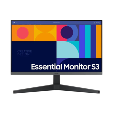 23.8" Samsung S24C330 Monitor, IPS 1920x1080 FHD, Dark Gray
