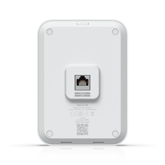 Ubiquiti U7-IW — Enterprise-Grade In-Wall WiFi Access Point for Professional Networks