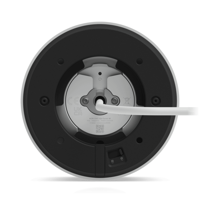 Ubiquiti G6 Turret – Professional AI 4K Surveillance Camera for Business Security