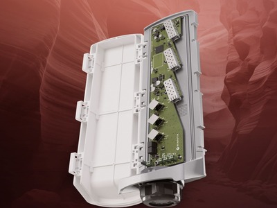 MikroTik GPERx6: outdoor IP66 switch with 10G SFP+ 