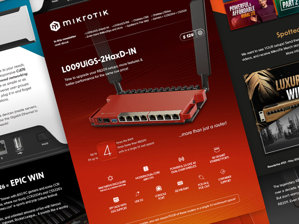 Product availability updates MikroTik