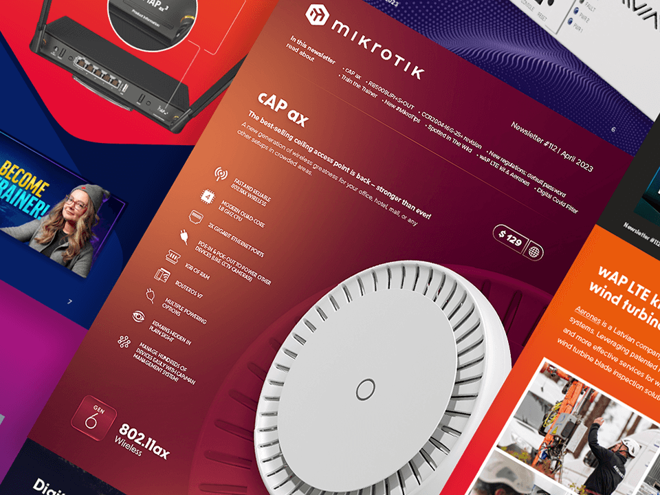 Product availability updates MikroTik